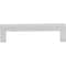 Elements 96 mm Center-to-Center Matte Silver Square Stanton Cabinet Bar Pull 625-96MS - alternate 6